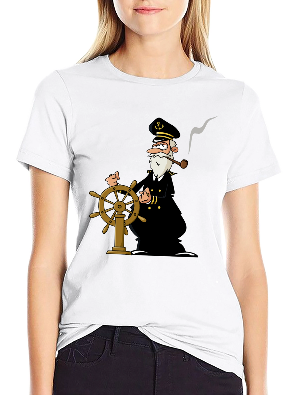 Captain Cartoon Graphic Tee