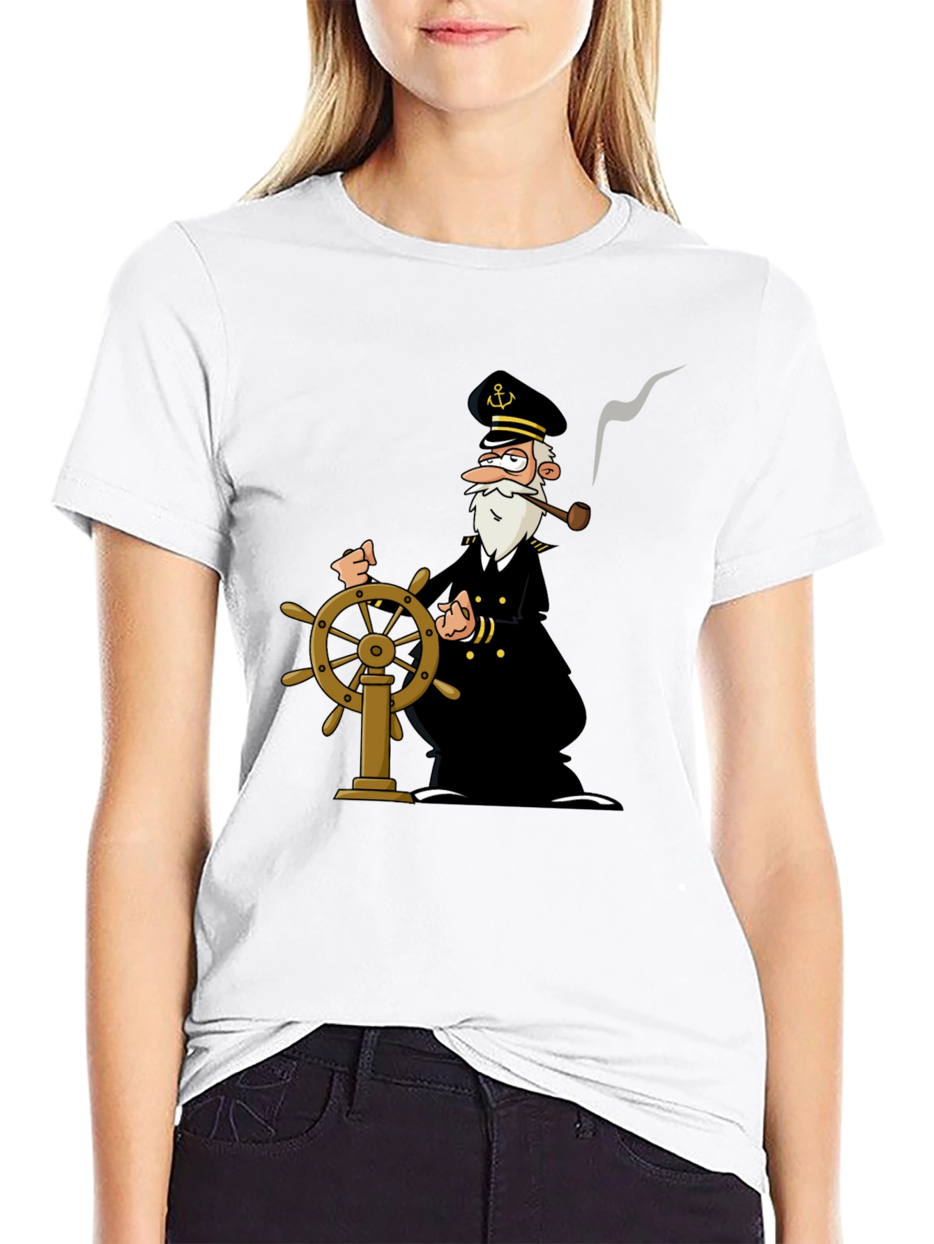 Captain Cartoon Graphic Tee