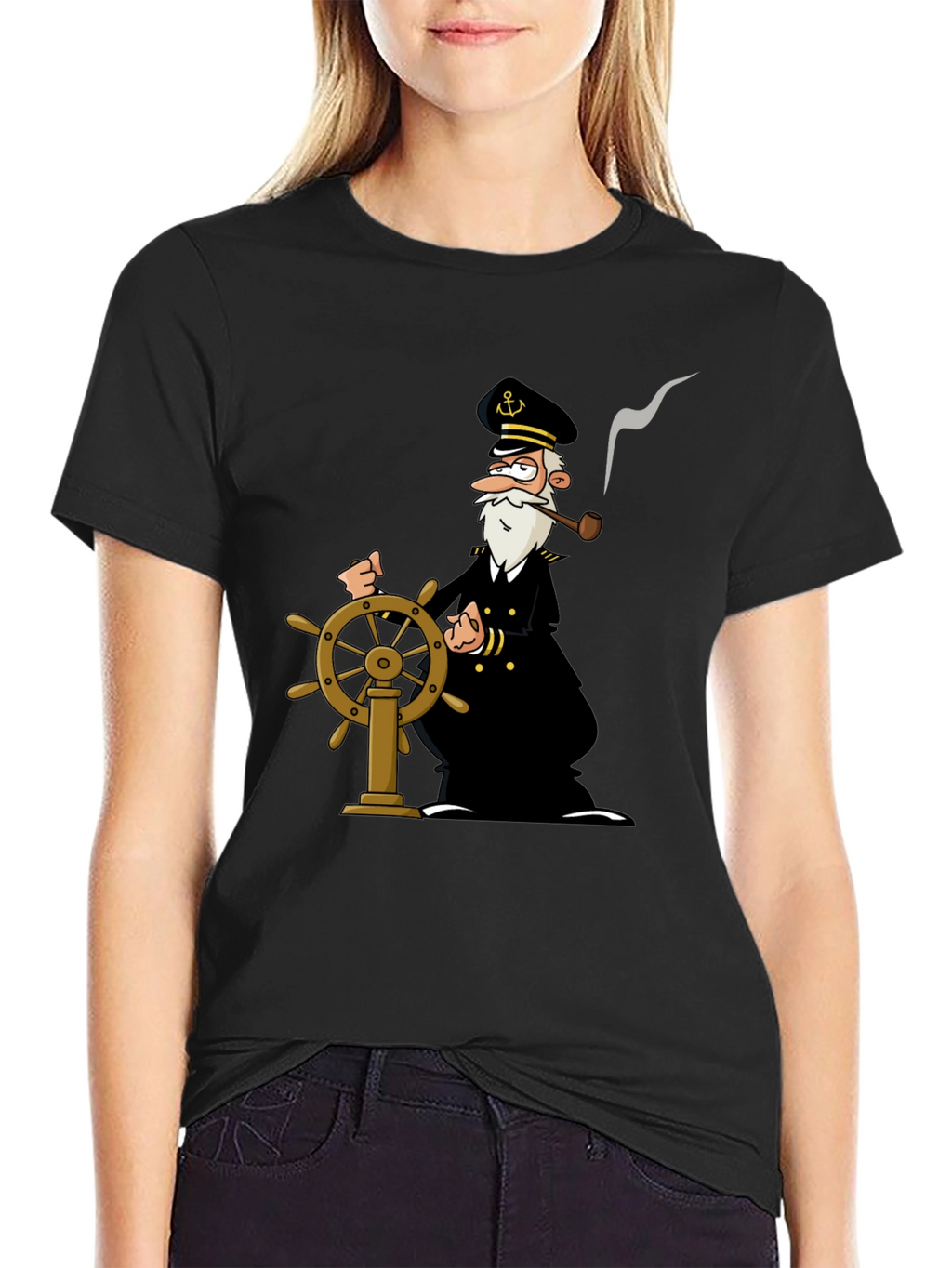 Captain Cartoon Graphic Tee