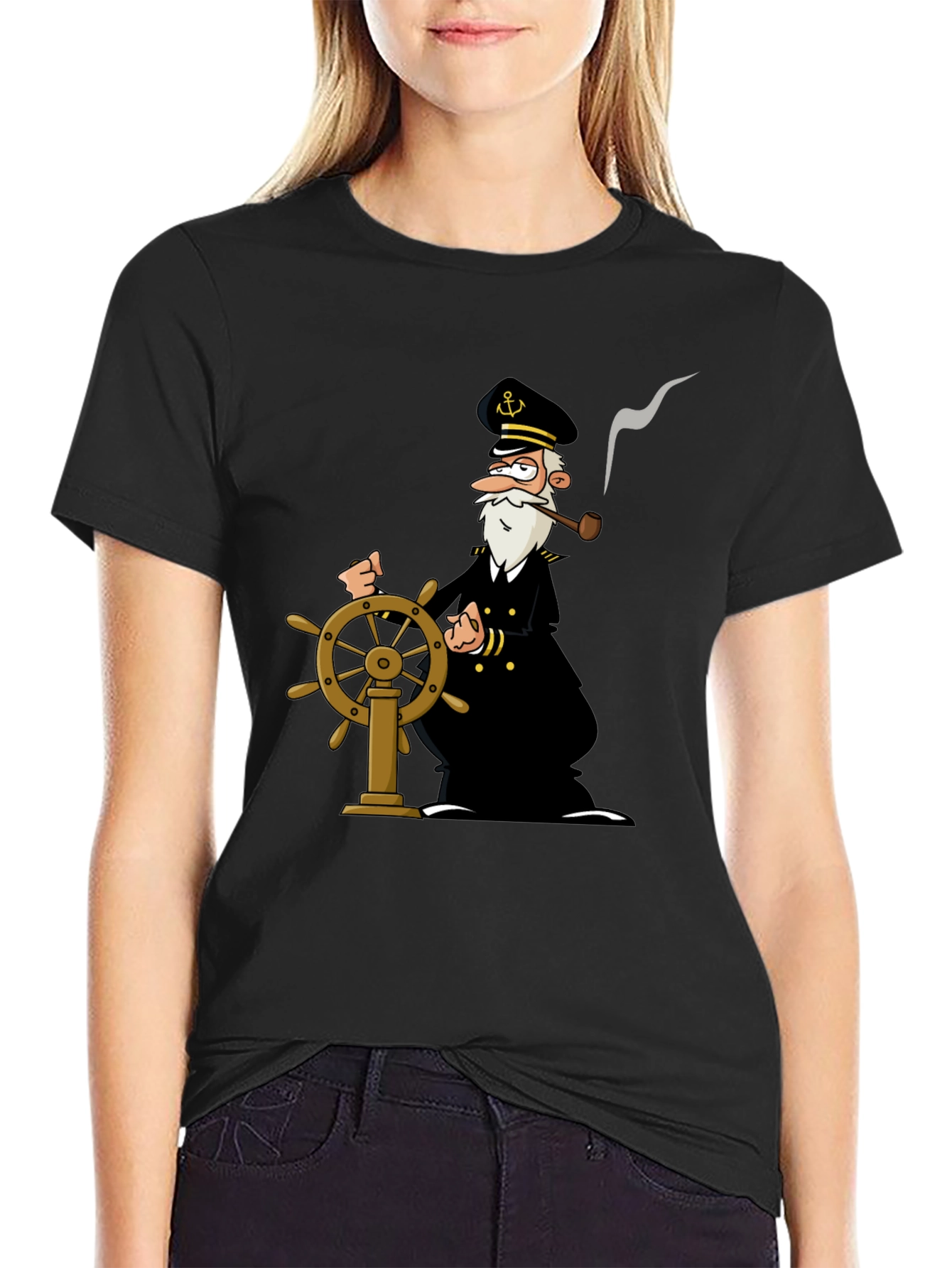 Captain Cartoon Graphic Tee