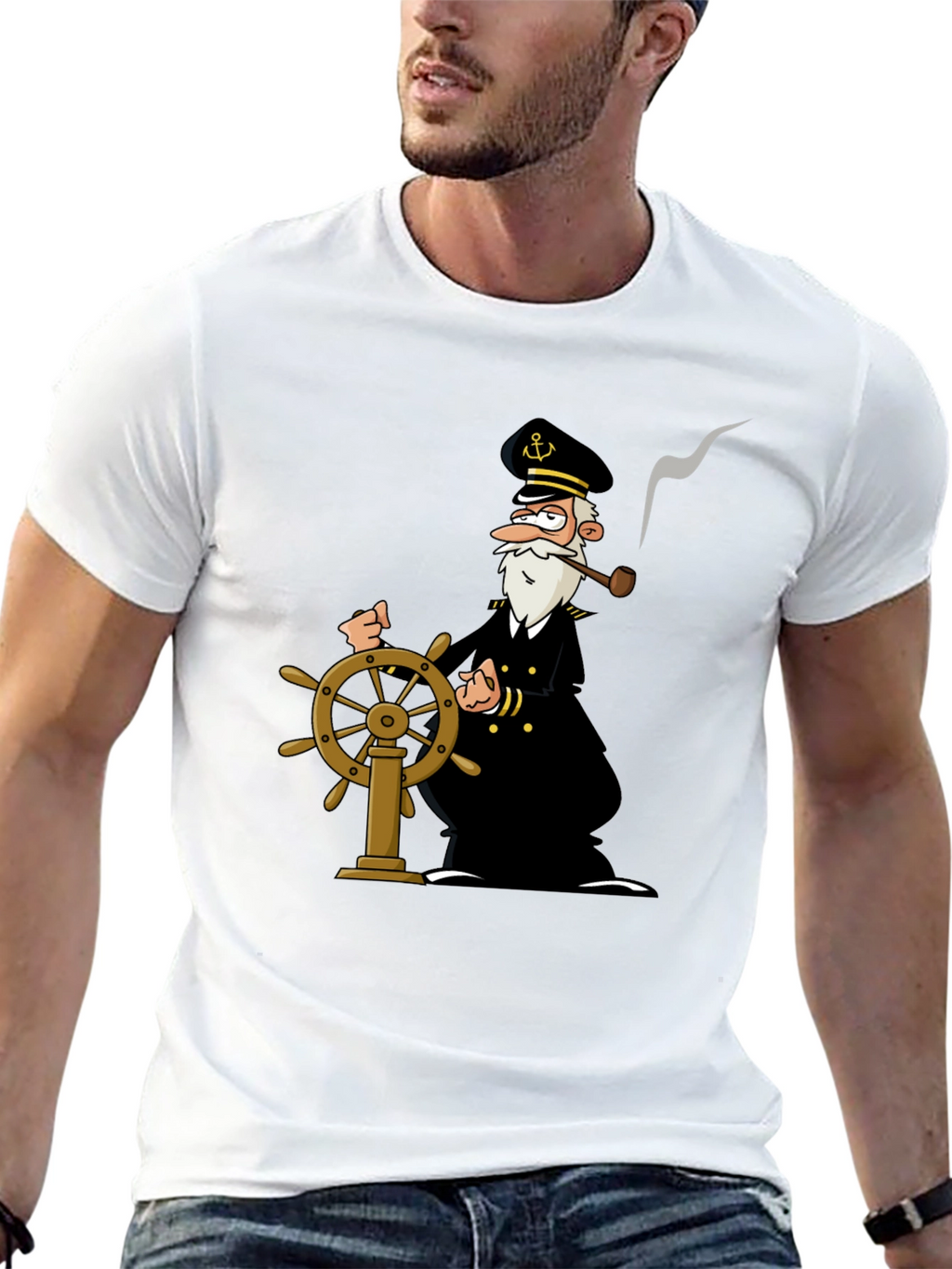 Captain Cartoon Graphic Tee