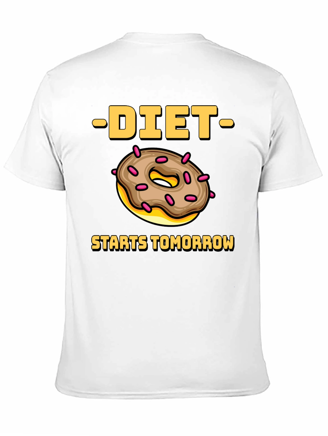 Diet Starts Tomorrow Donut Graphic Tee