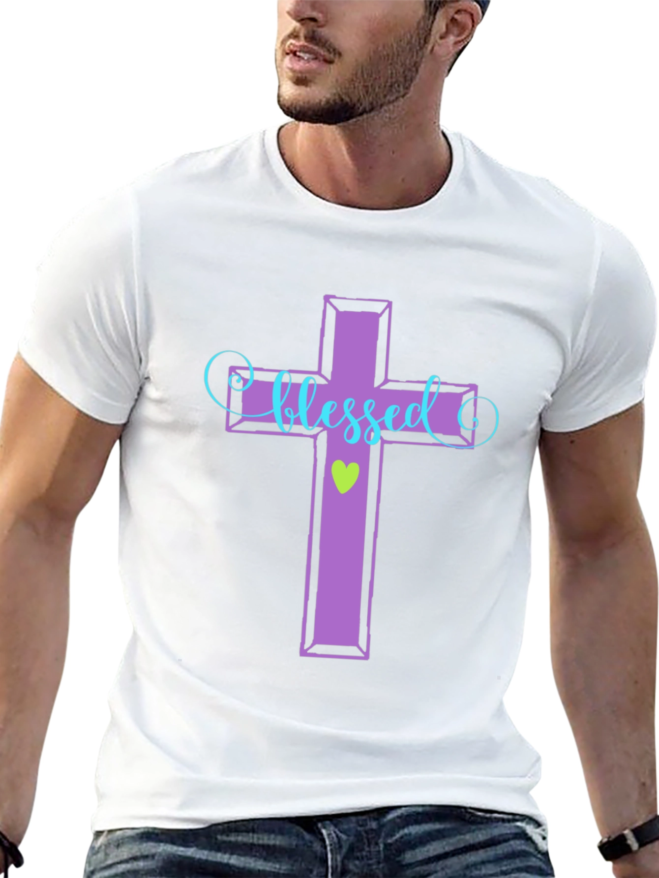 Blessed Cross Graphic T-Shirt