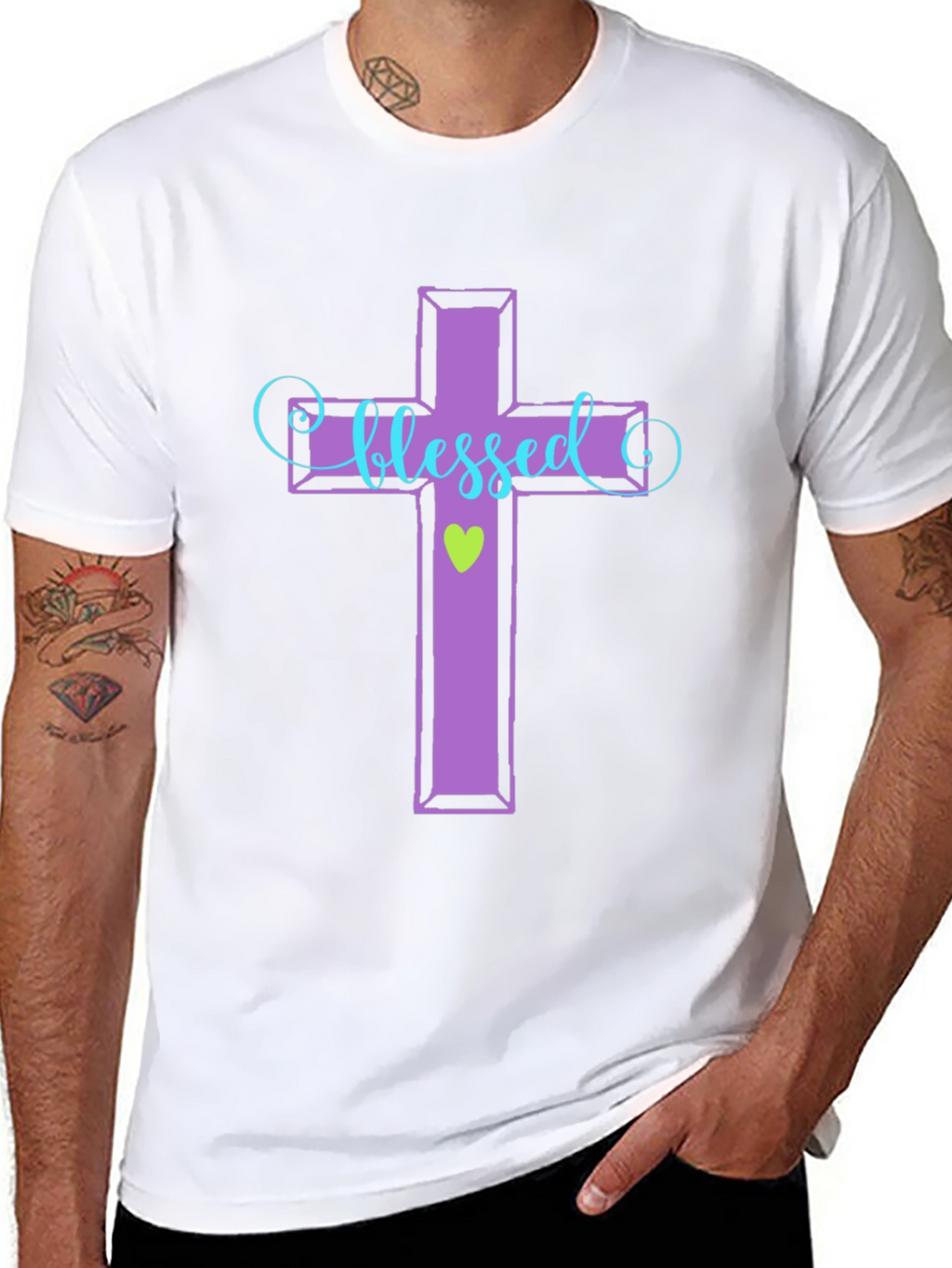 Blessed Cross Graphic T-Shirt