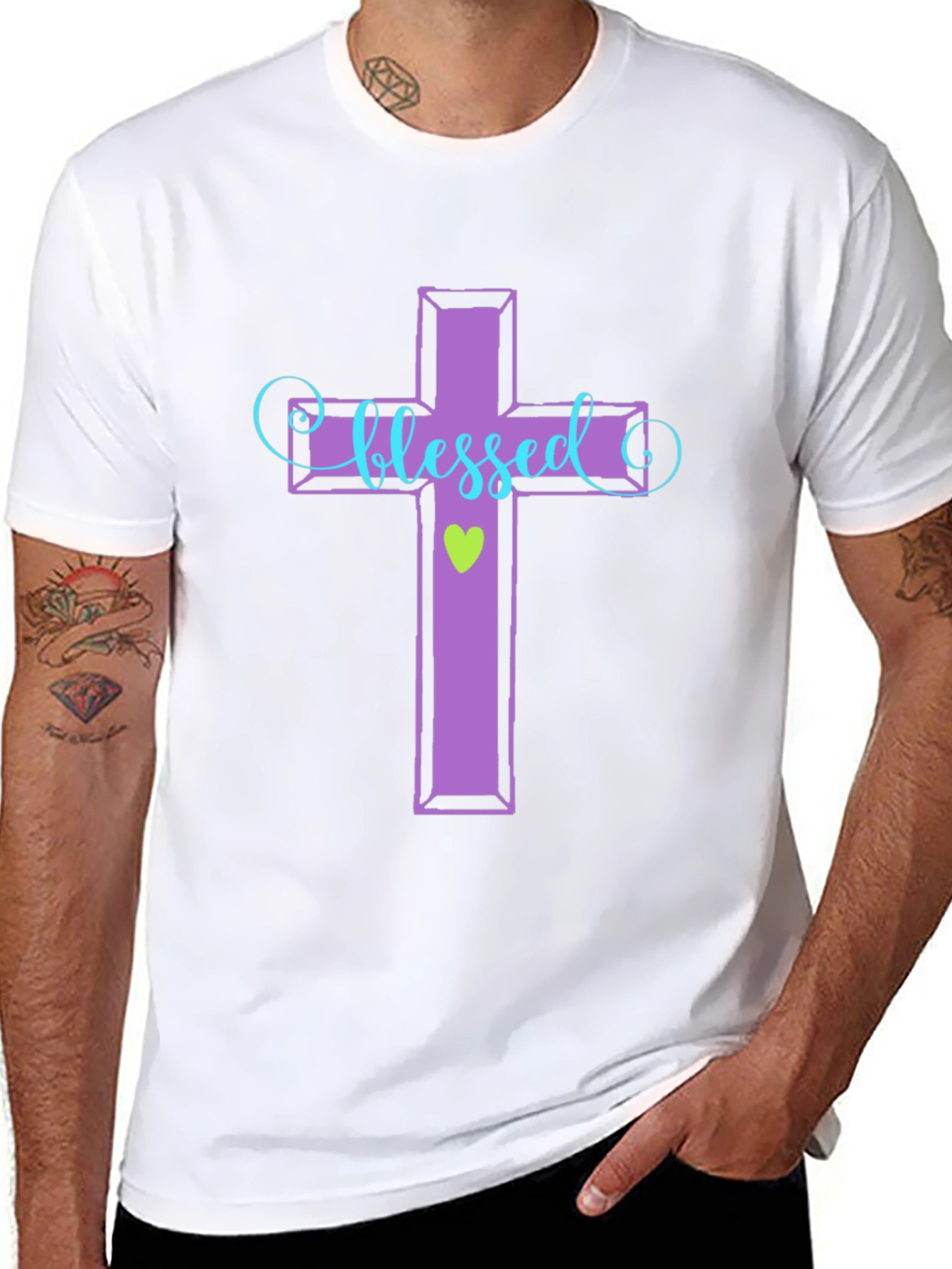 Blessed Cross Graphic T-Shirt