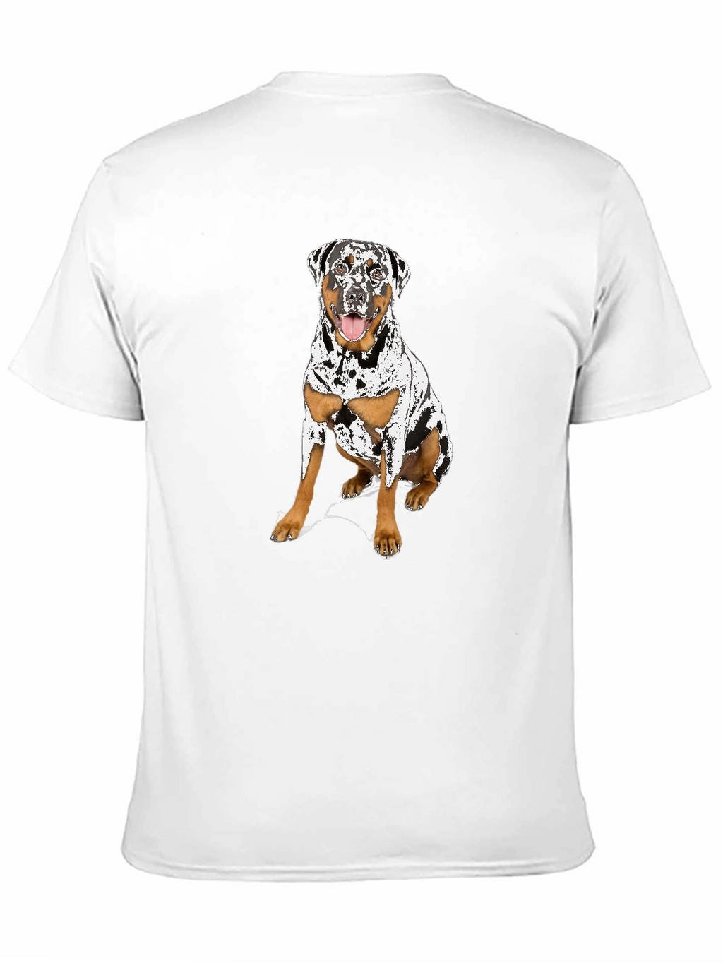Dog Graphic T-Shirt - Black
