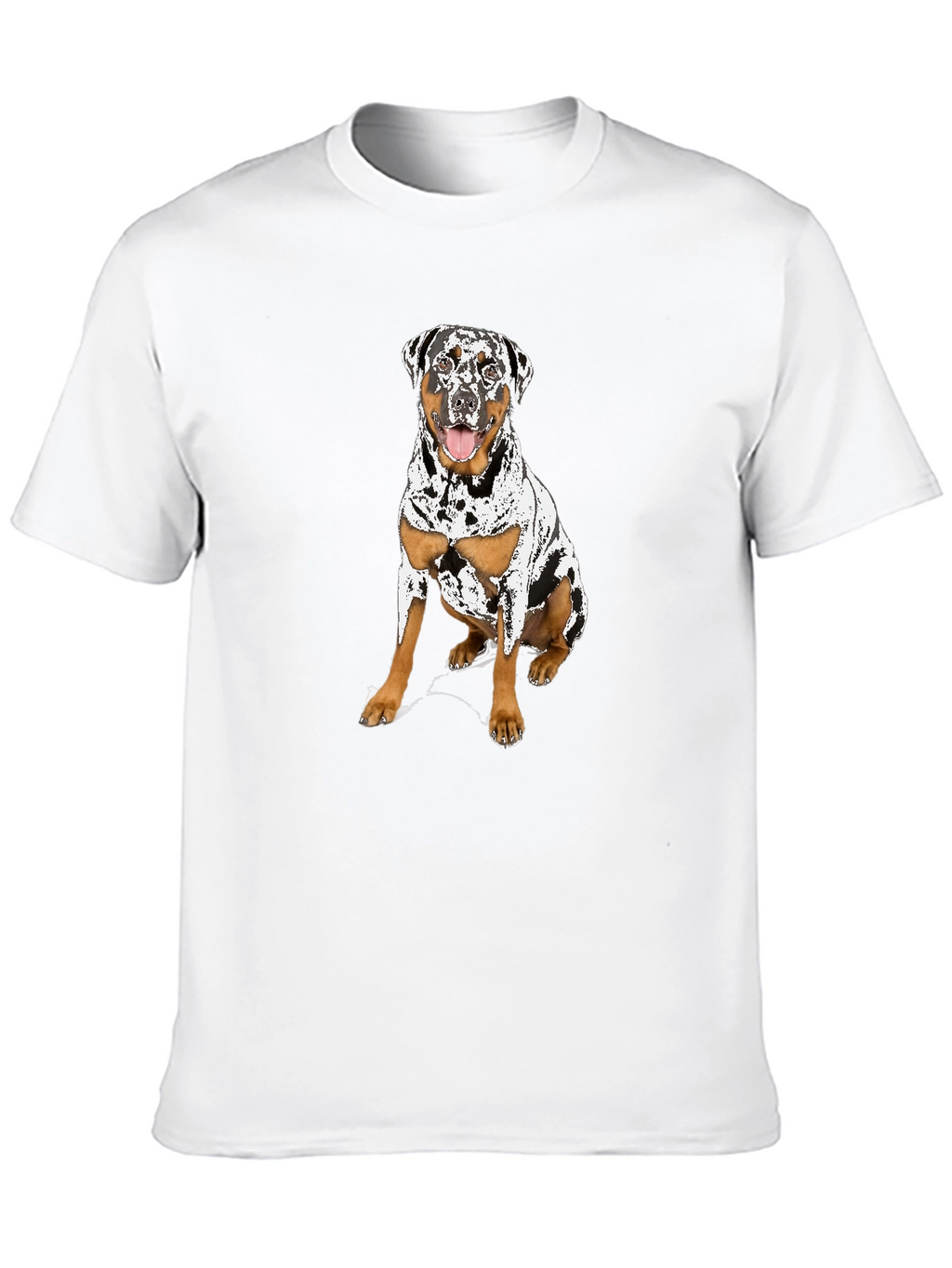 Dog Graphic T-Shirt - Black