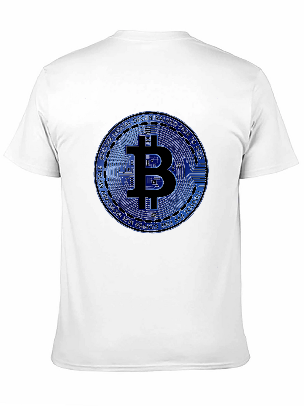 Bitcoin Graphic T-Shirt - Black Cotton Tee