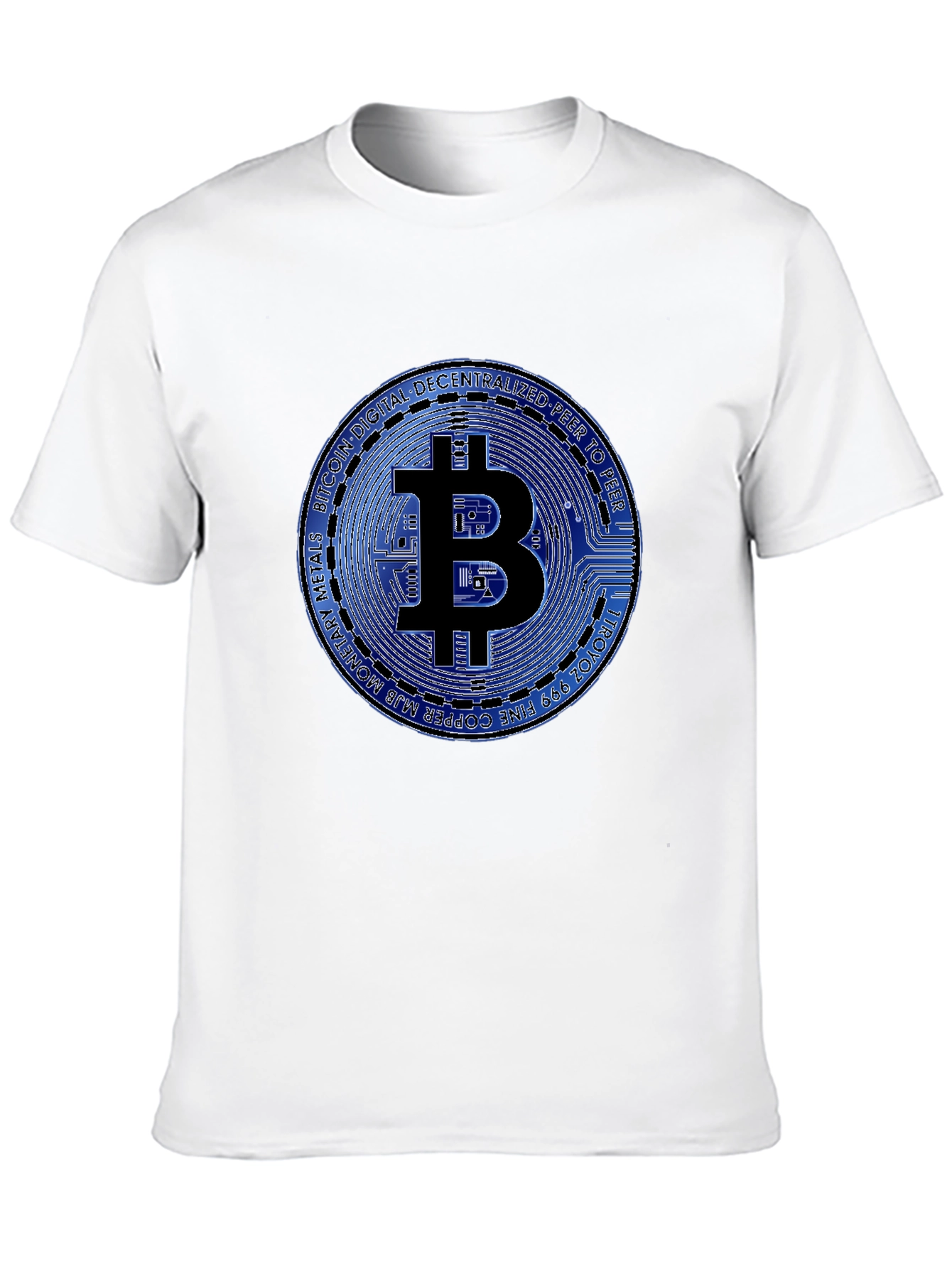 Bitcoin Graphic T-Shirt - Black Cotton Tee