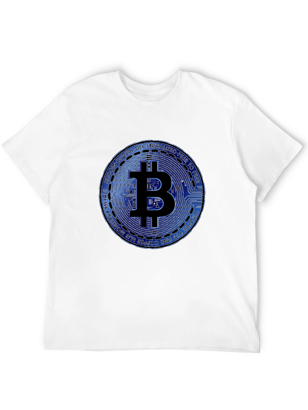 Bitcoin Graphic T-Shirt - Black Cotton Tee