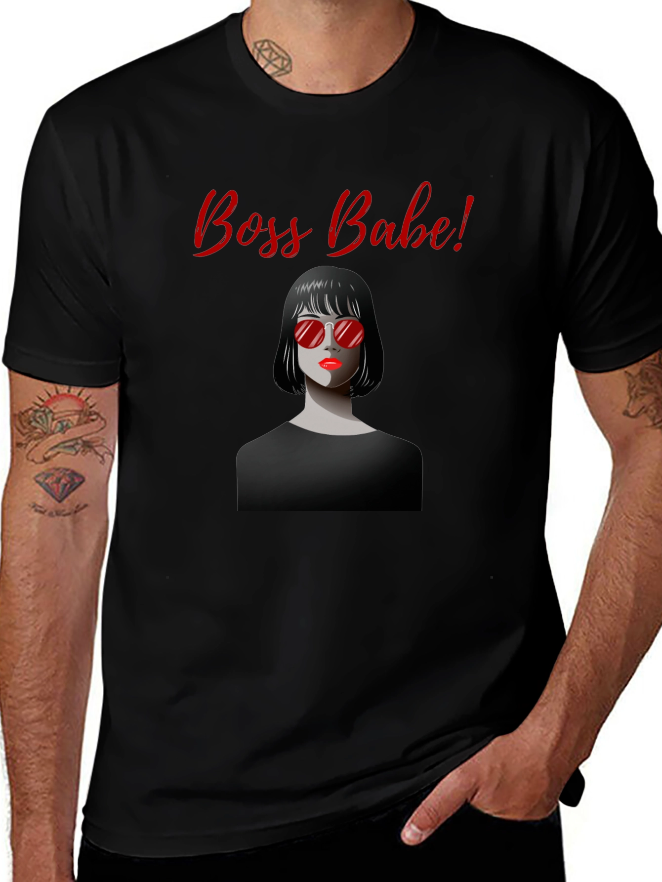 Boss Babe Graphic T-Shirt - Black