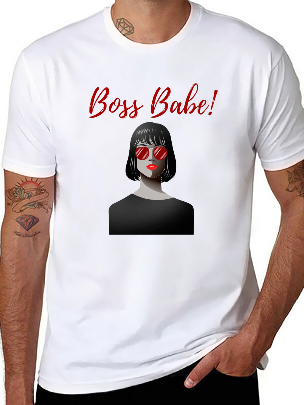 Boss Babe Graphic T-Shirt - Black