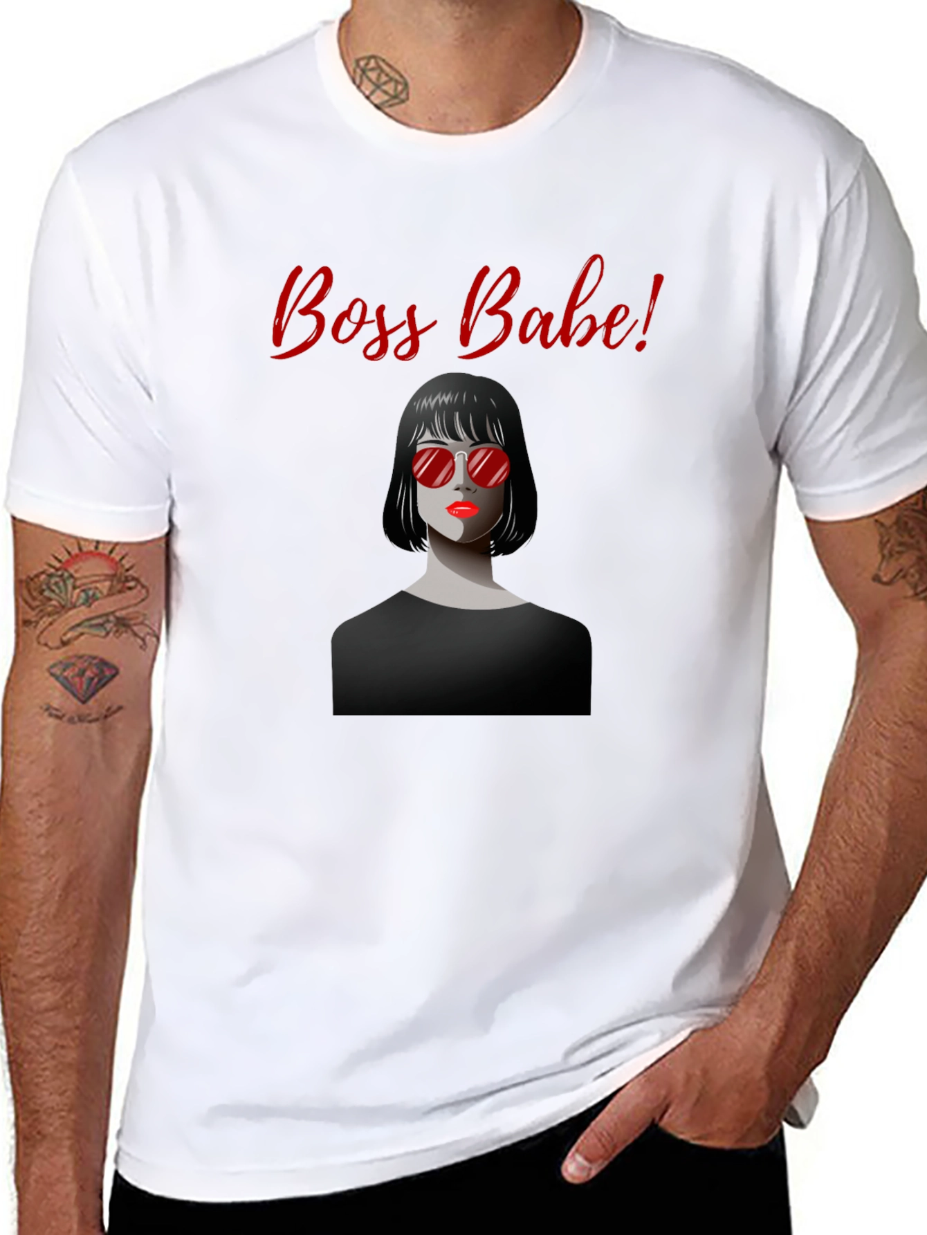 Boss Babe Graphic T-Shirt - Black