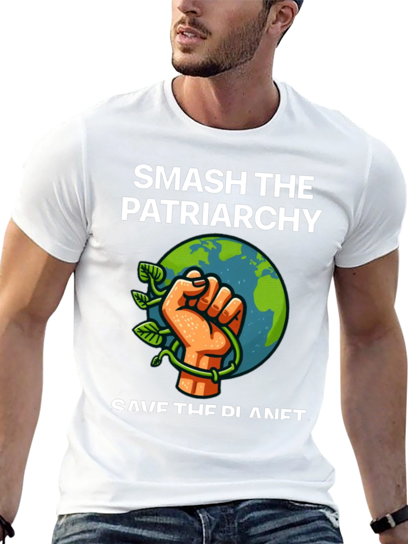 Smash Patriarchy Save Planet Graphic Tee
