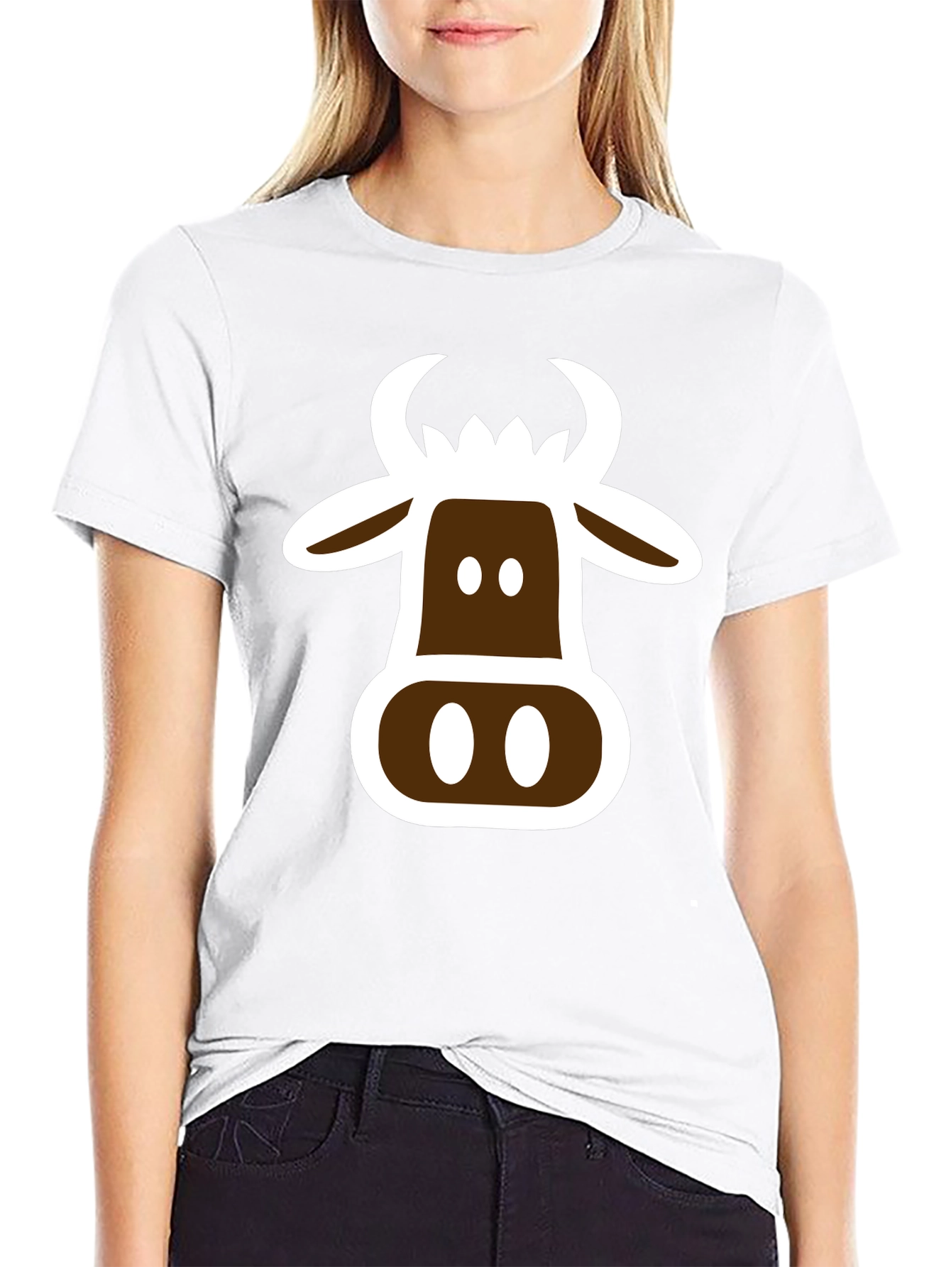 Cow Graphic T-Shirt - Novelty Tee