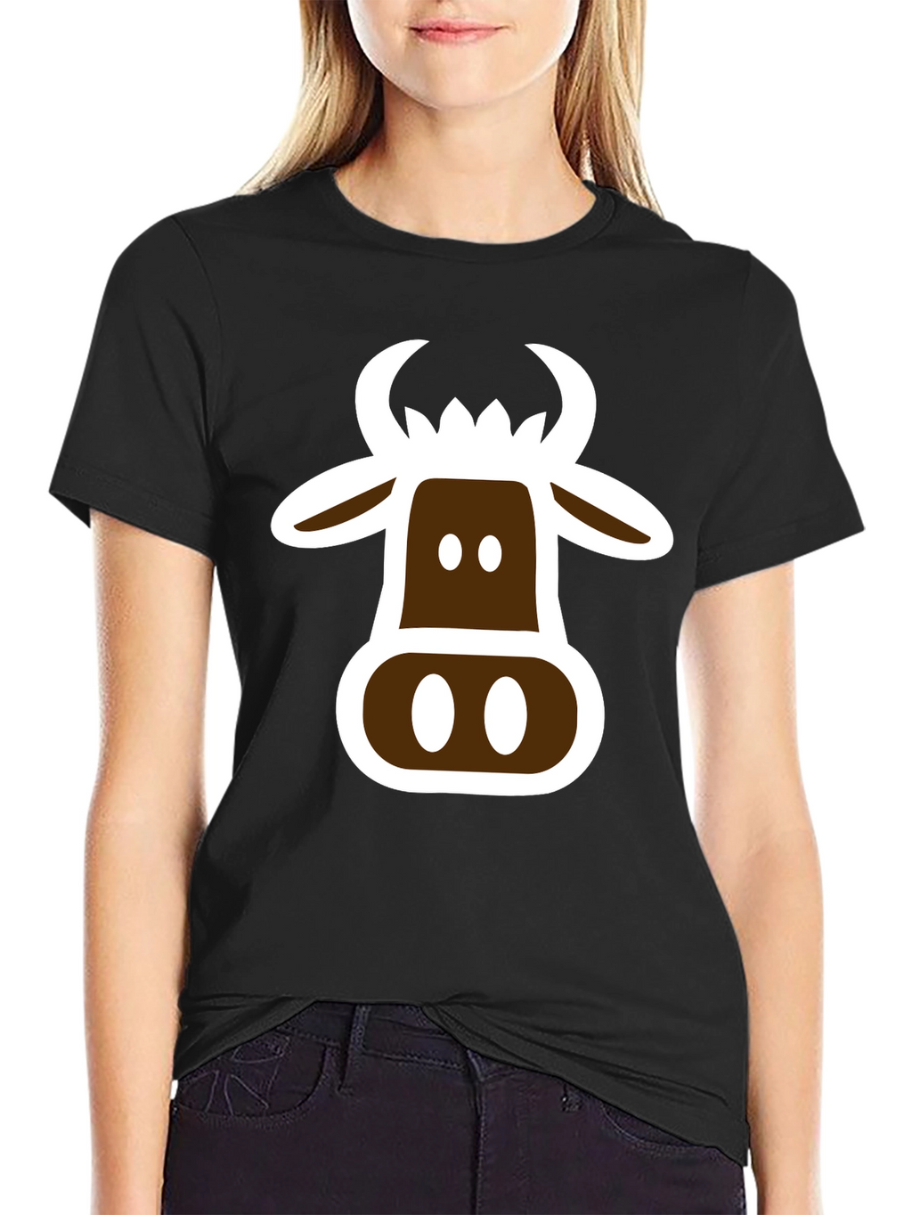 Cow Graphic T-Shirt - Novelty Tee