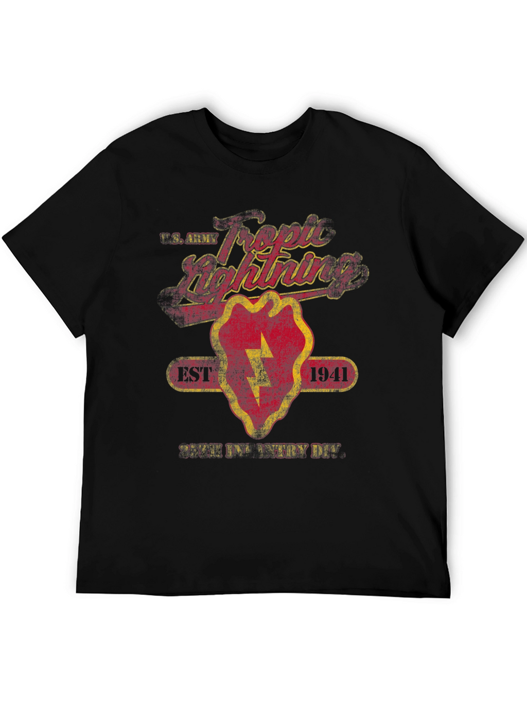 25th Infantry Division Tropic Lightning Graphic T-Shirt
