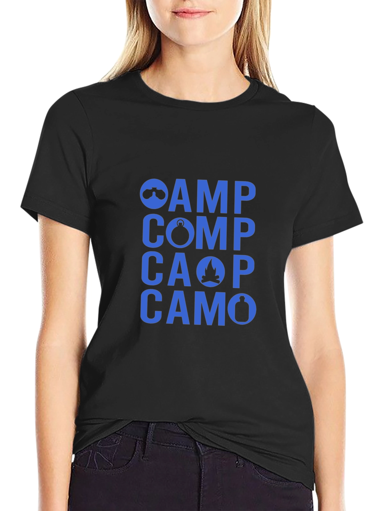 Camping Adventure Tee - Camp Comp CAOP CAMO