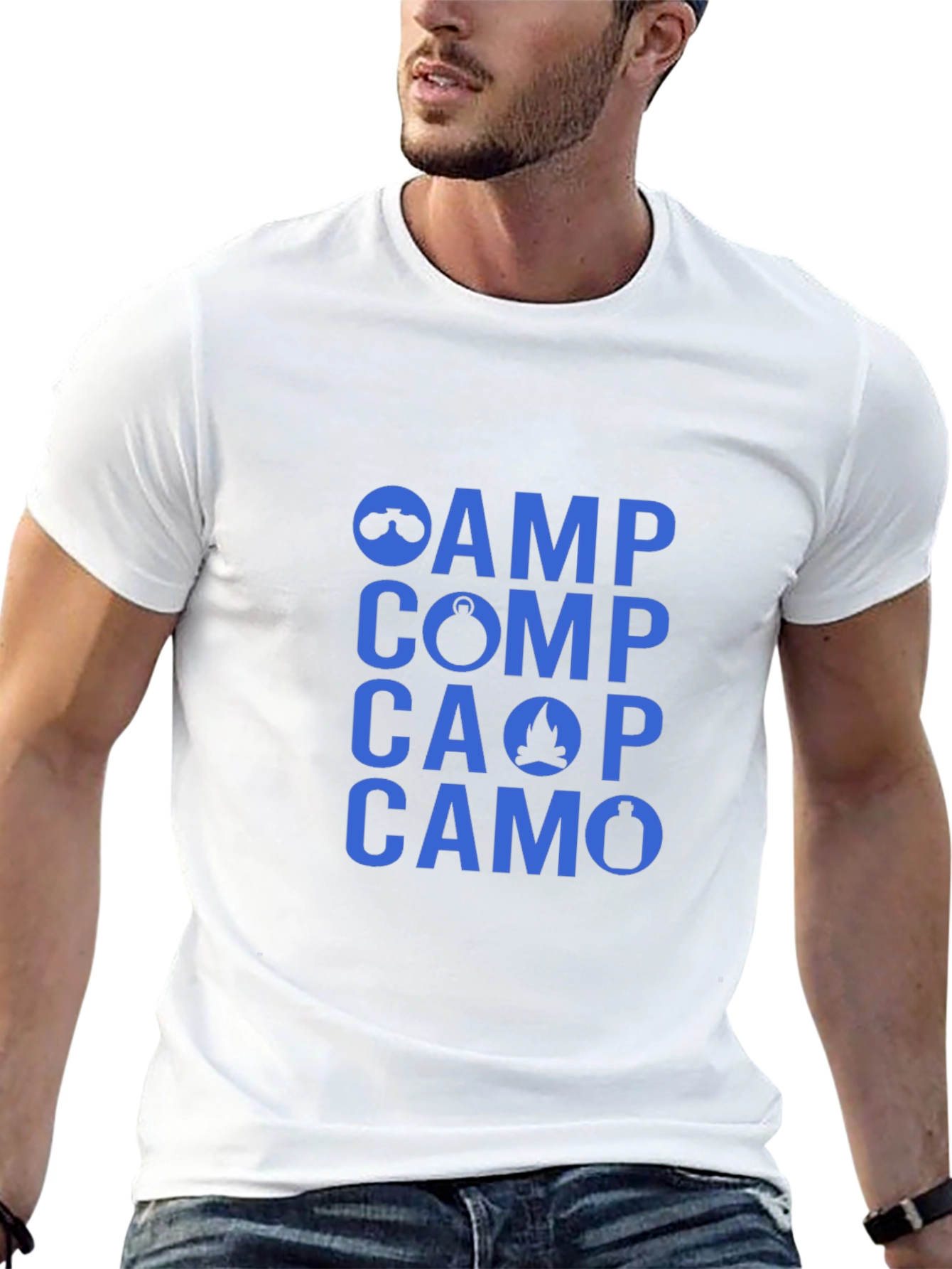 Camping Adventure Tee - Camp Comp CAOP CAMO