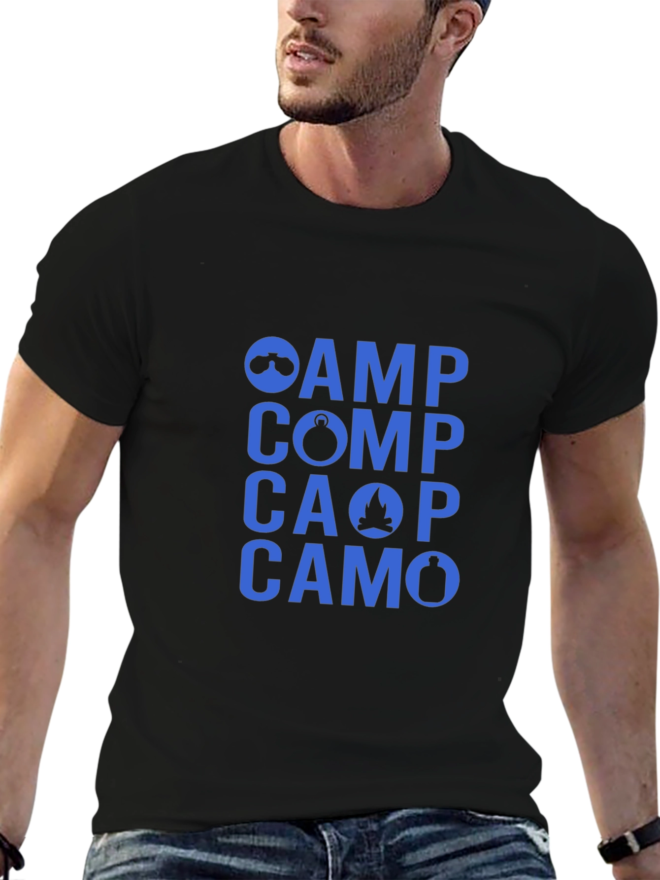 Camping Adventure Tee - Camp Comp CAOP CAMO