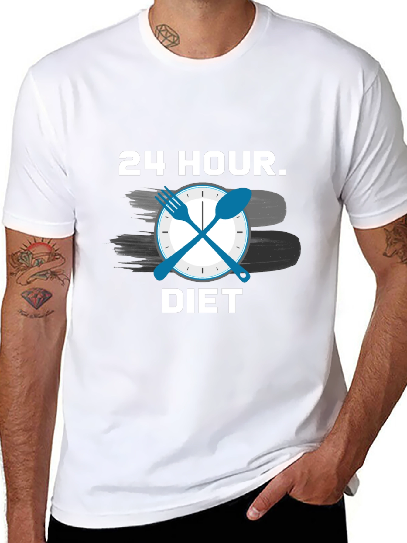 24 Hour Diet Graphic T-Shirt - Unisex