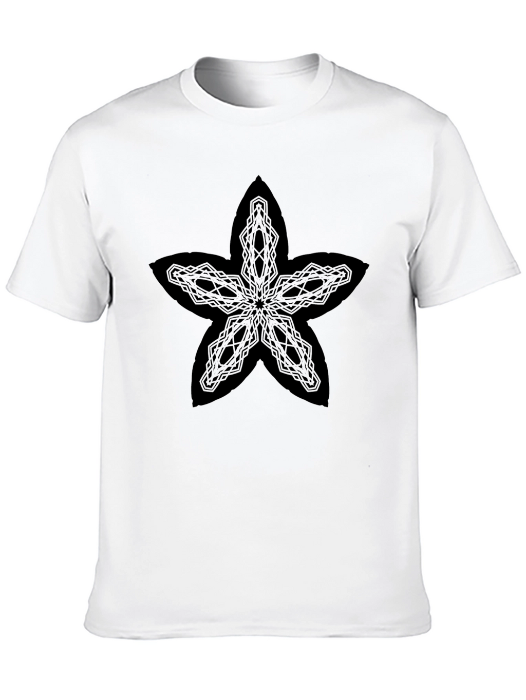 Black Starfish Graphic Tee - Casual Style