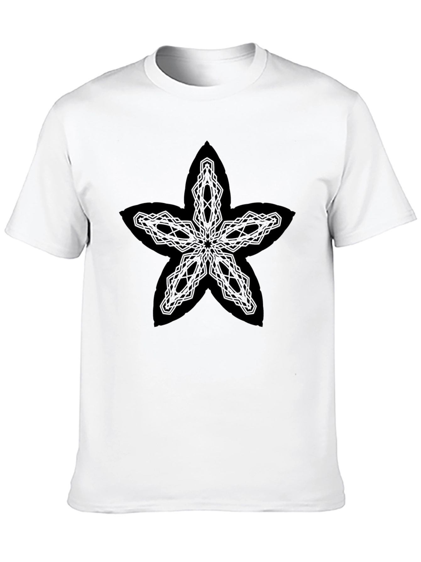 Black Starfish Graphic Tee - Casual Style