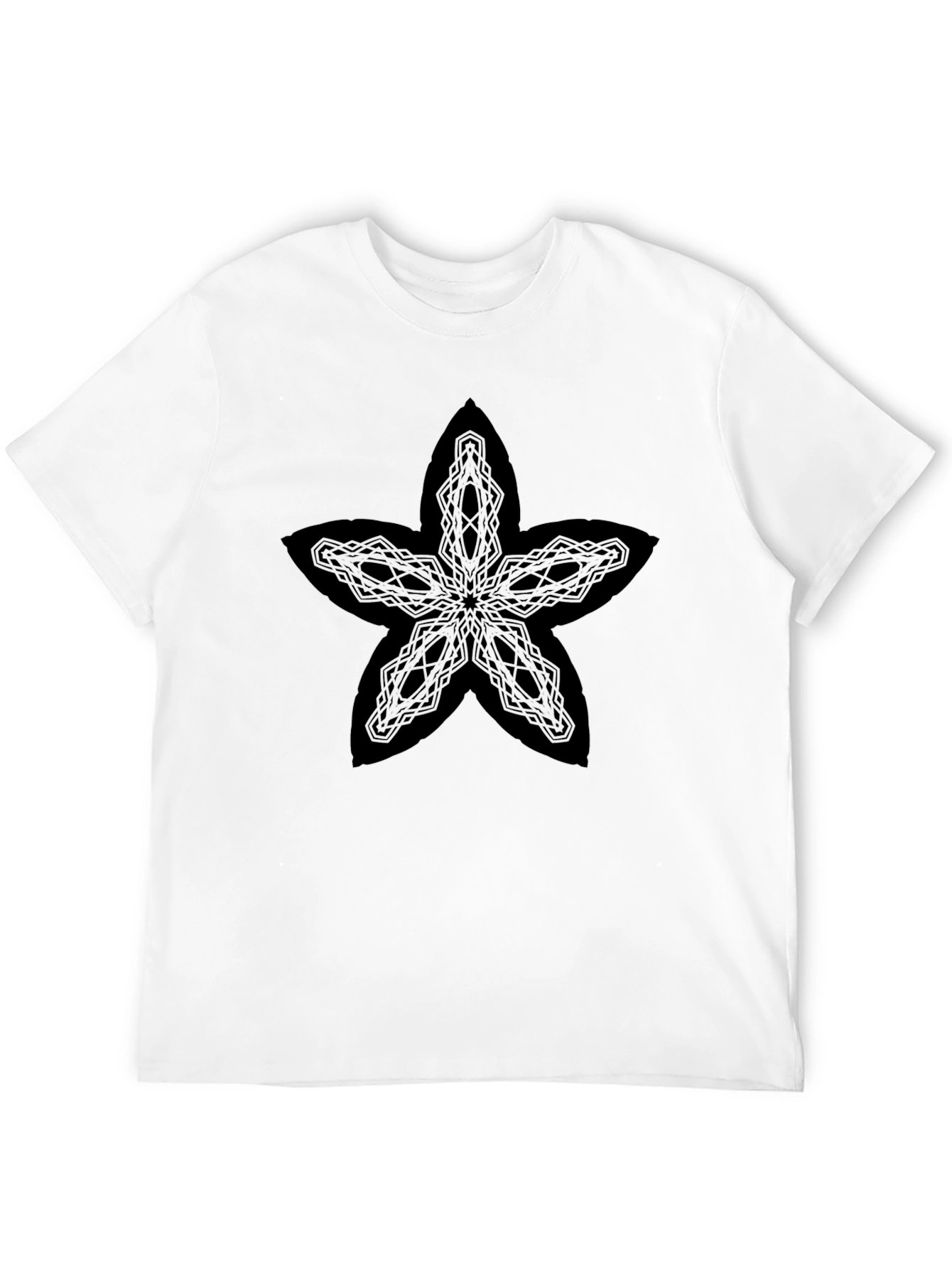 Black Starfish Graphic Tee - Casual Style