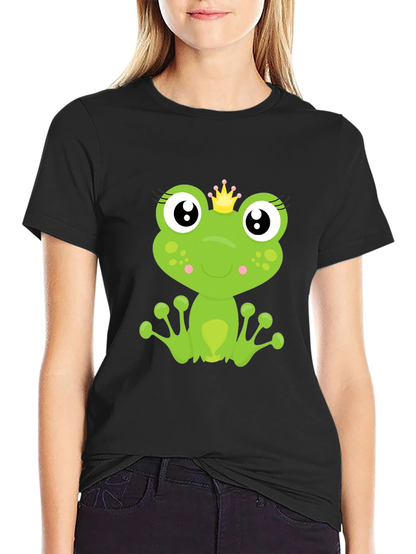Cute Frog Prince T-Shirt - Fun Casual Wear