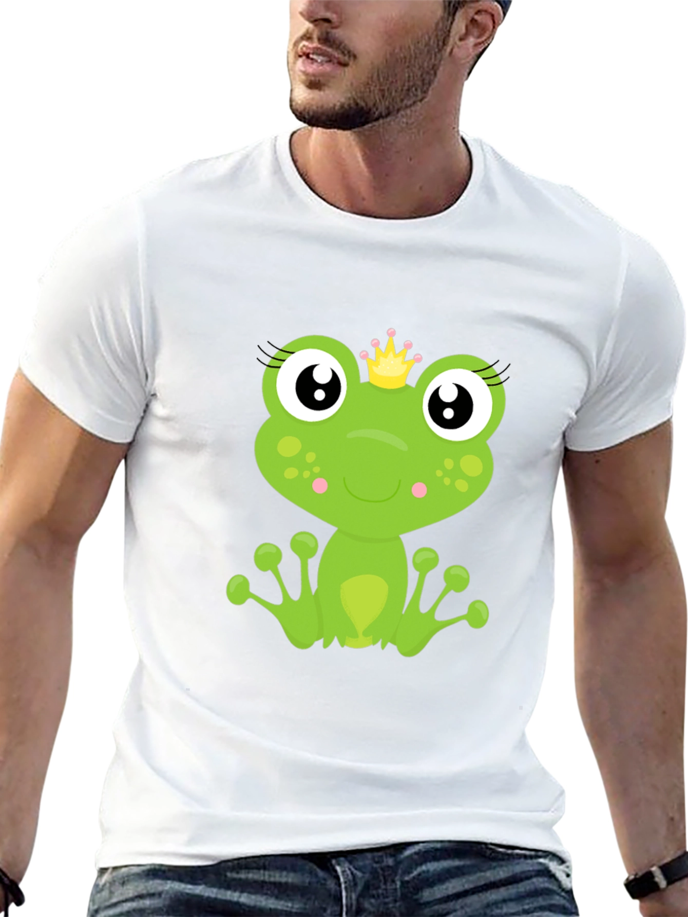Cute Frog Prince T-Shirt - Fun Casual Wear