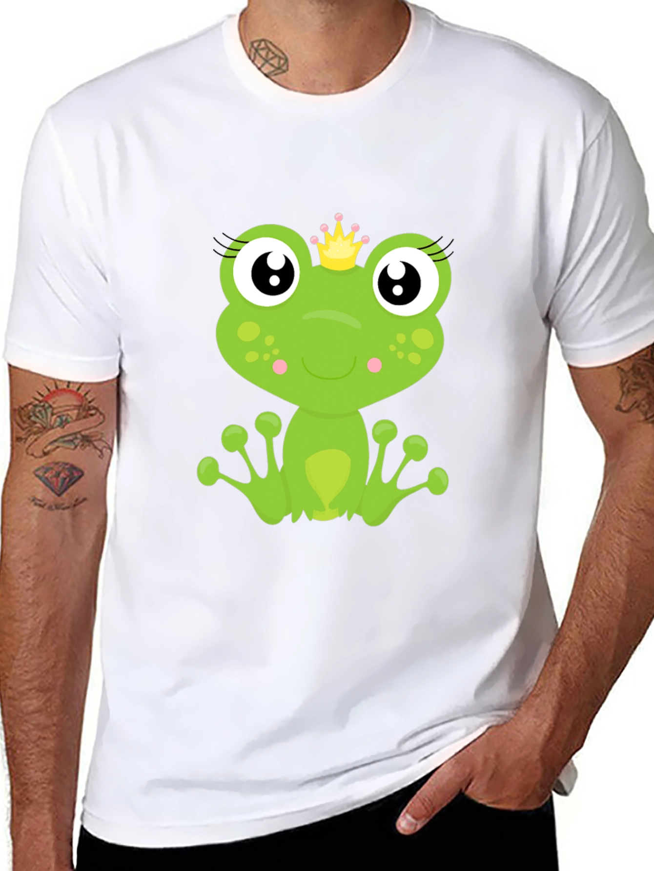 Cute Frog Prince T-Shirt - Fun Casual Wear