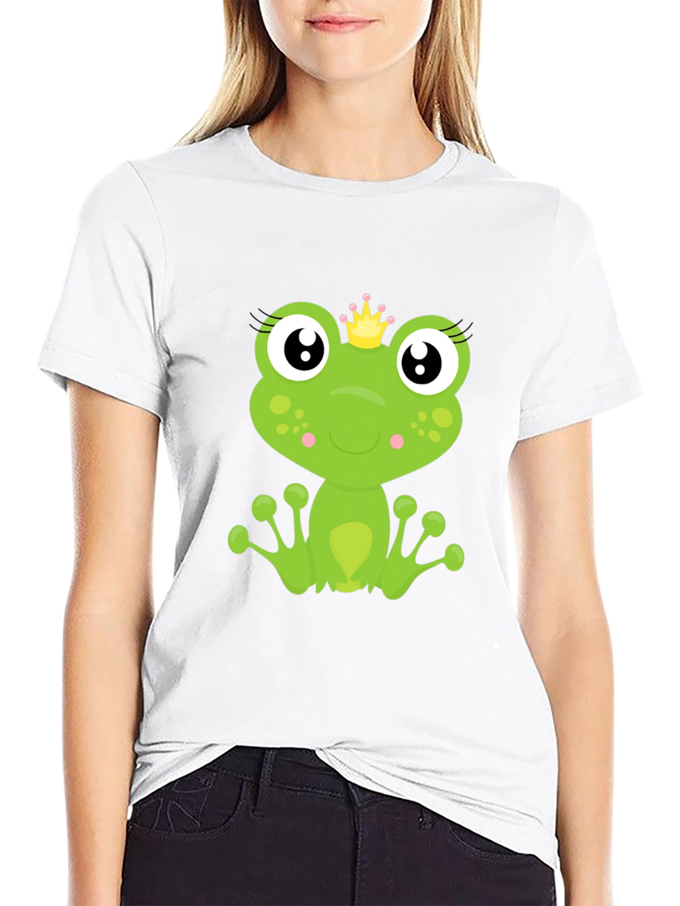 Cute Frog Prince T-Shirt - Fun Casual Wear