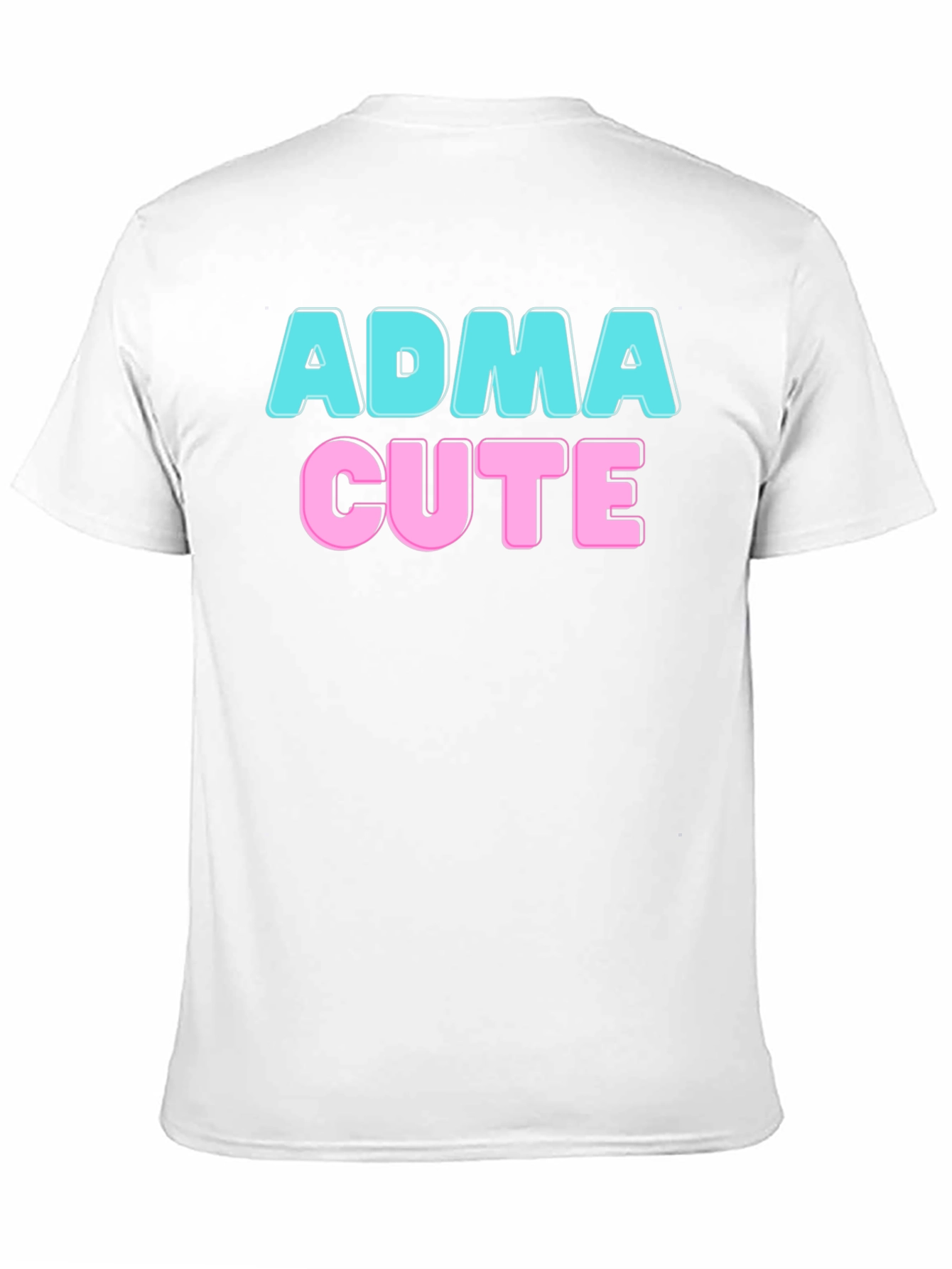 ADMA Cute Graphic Tee - Black T-Shirt