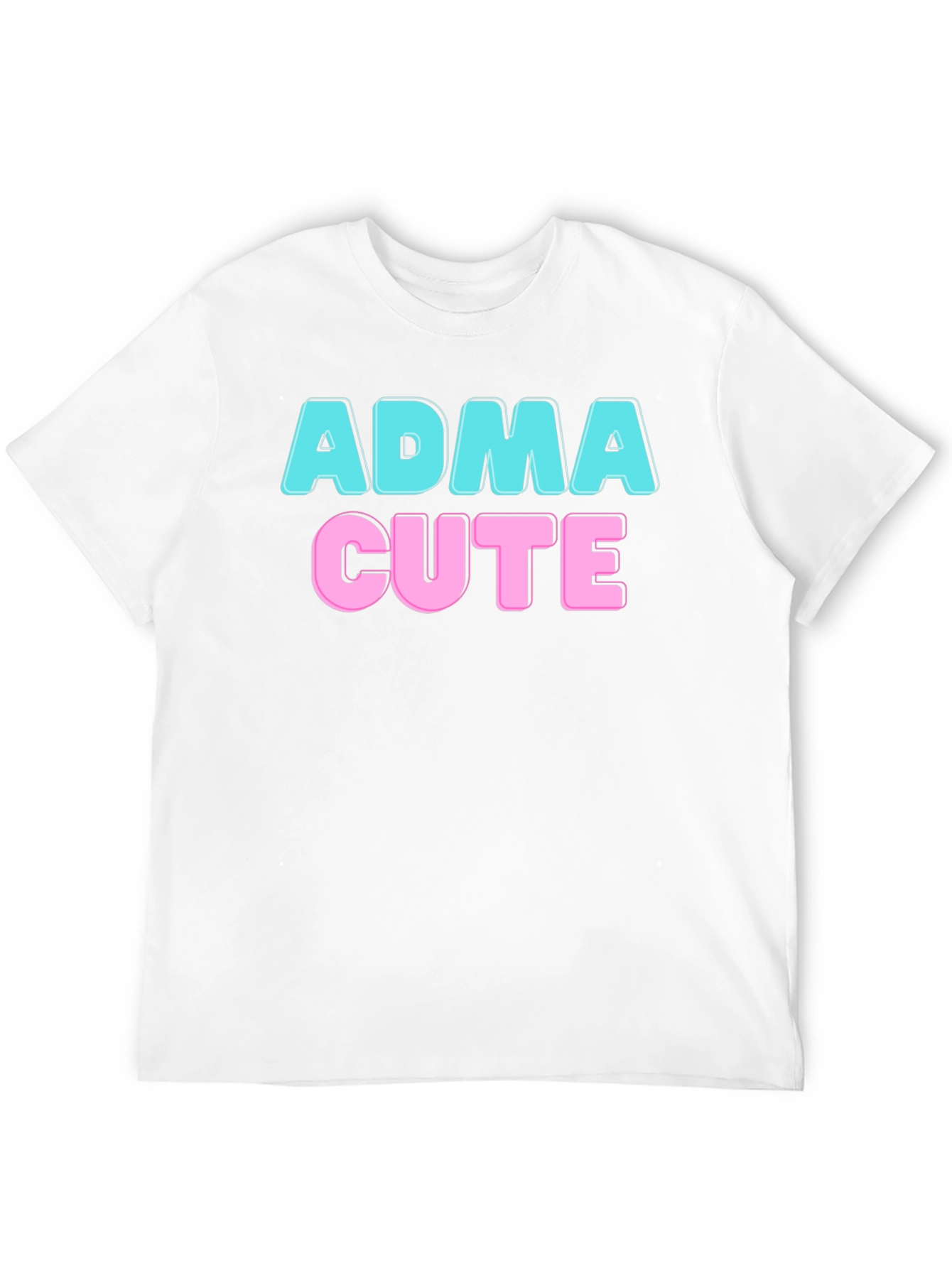 ADMA Cute Graphic Tee - Black T-Shirt