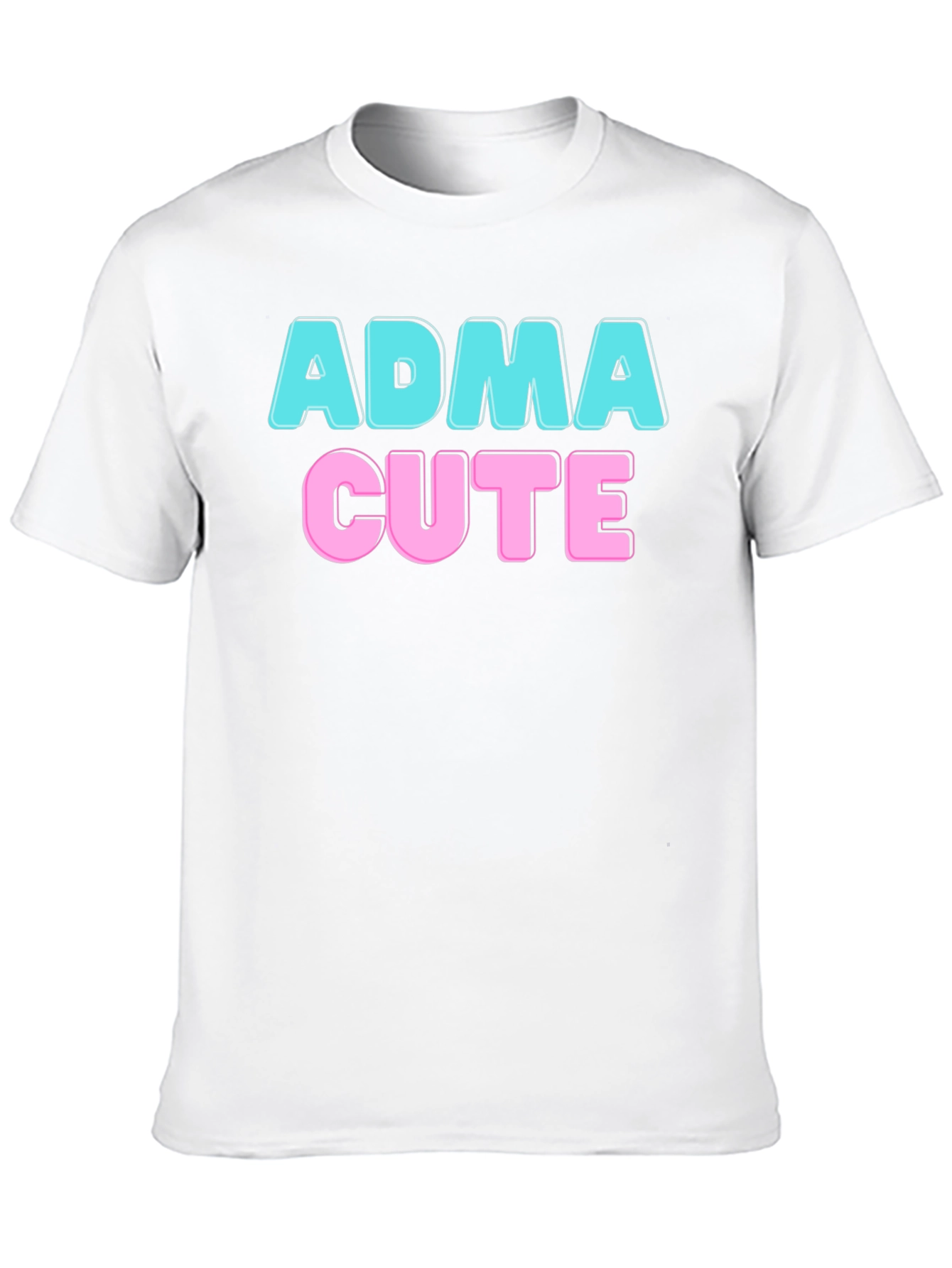ADMA Cute Graphic Tee - Black T-Shirt