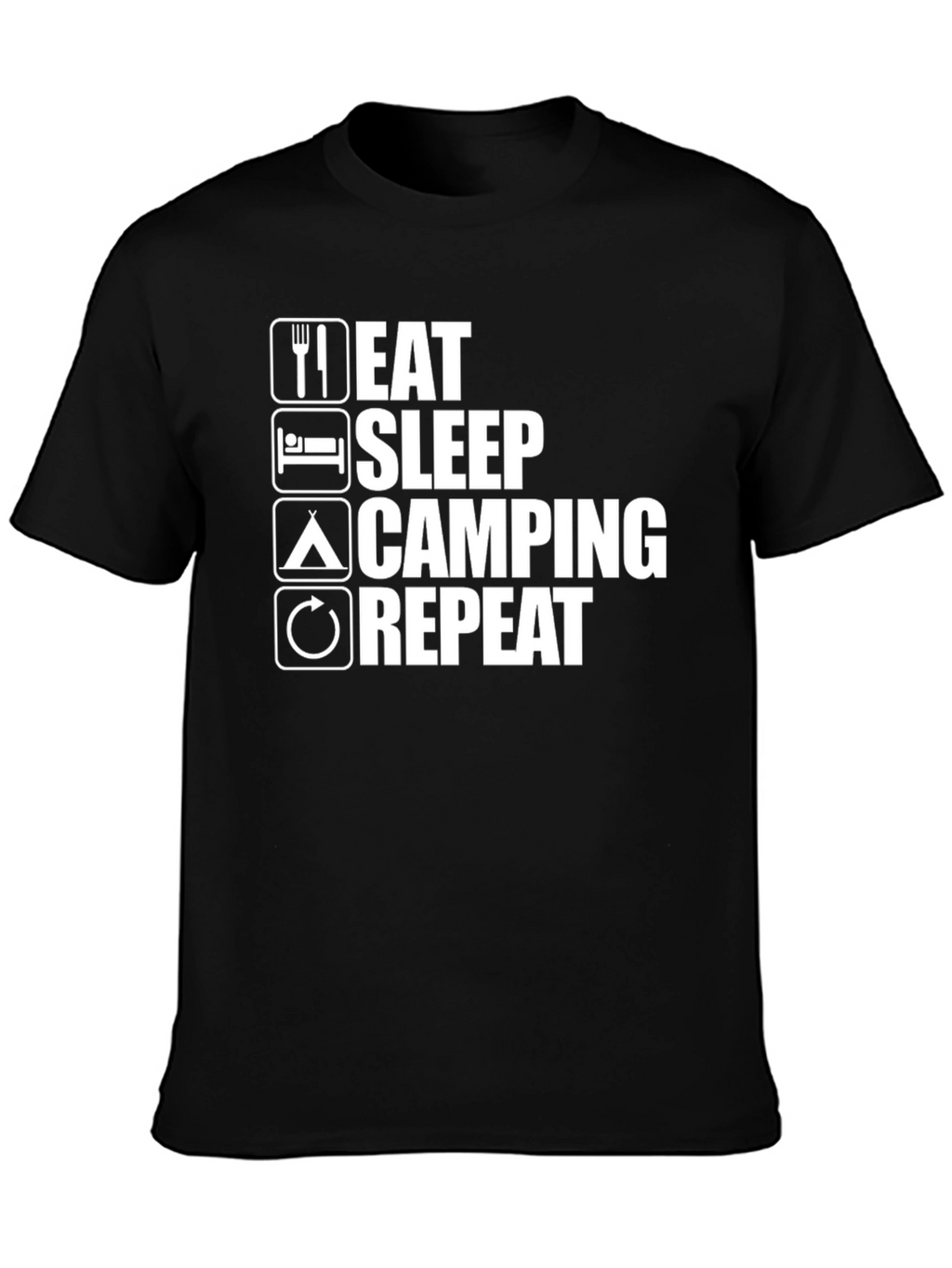 Eat Sleep Camping Repeat T-Shirt