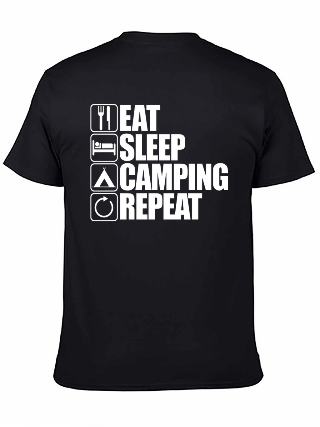 Eat Sleep Camping Repeat T-Shirt