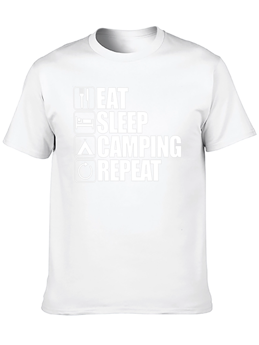 Eat Sleep Camping Repeat T-Shirt