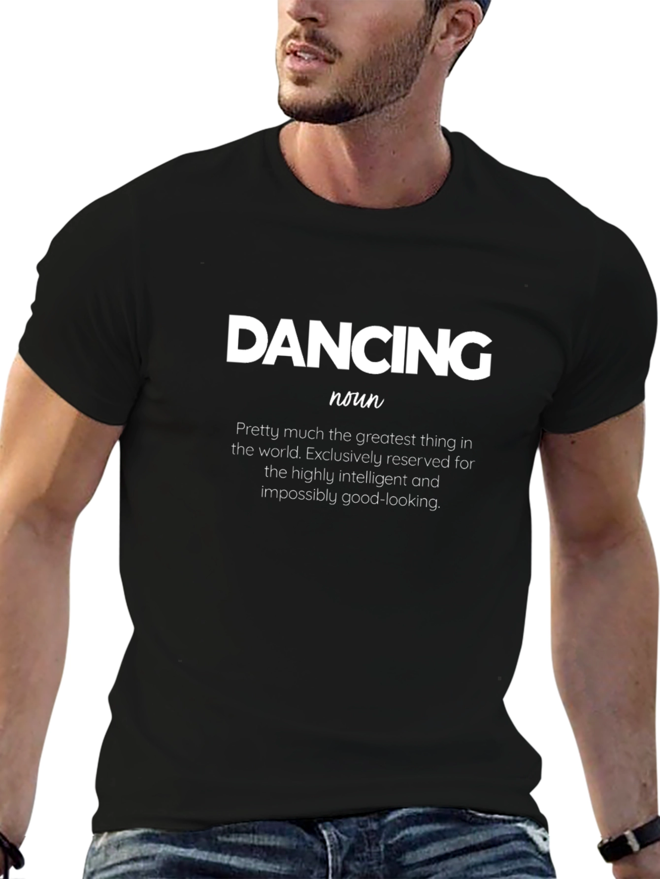 Dancing Noun Definition Graphic Tee - Black