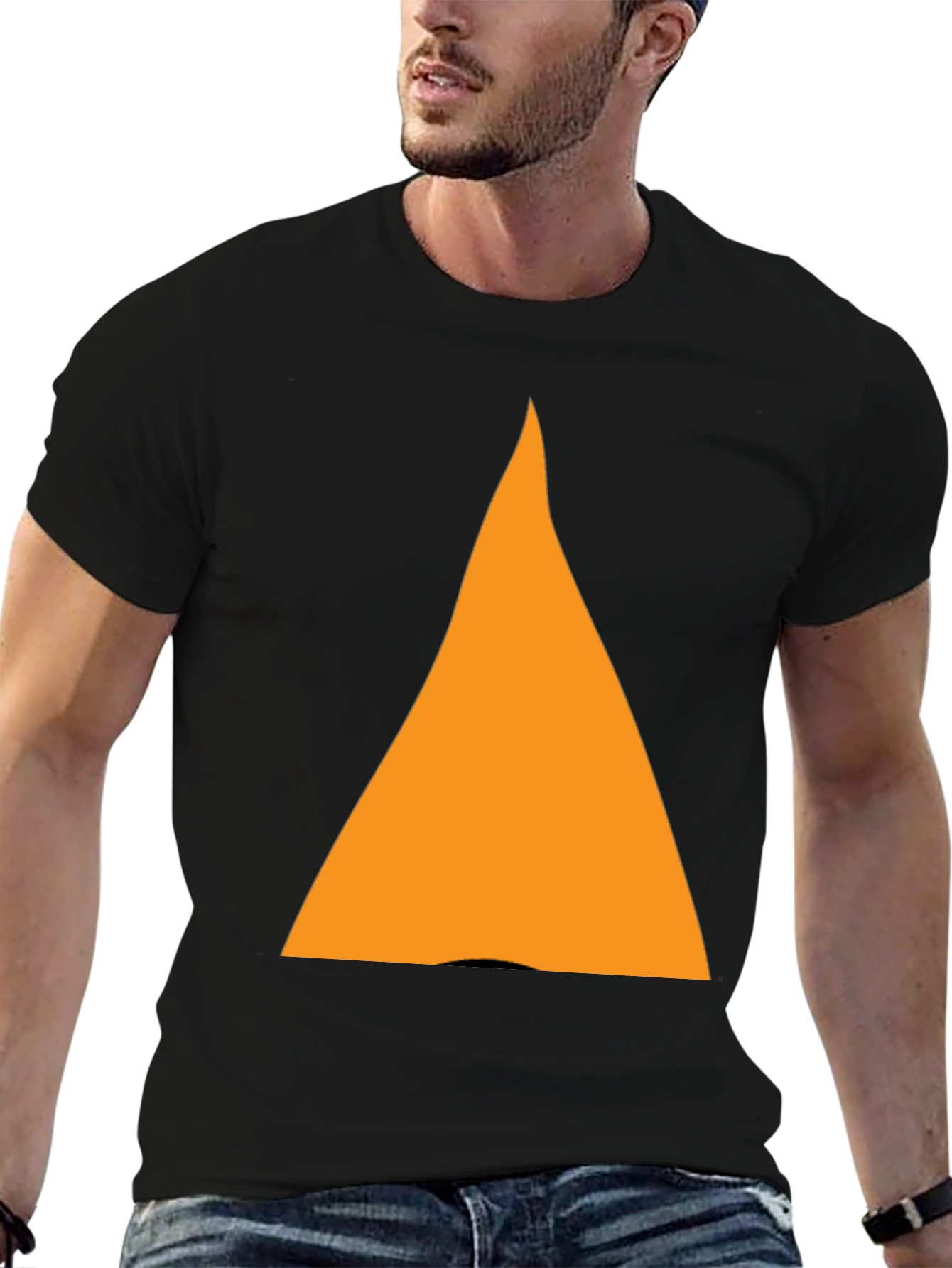 Bold Triangle Graphic Tee - Casual Style