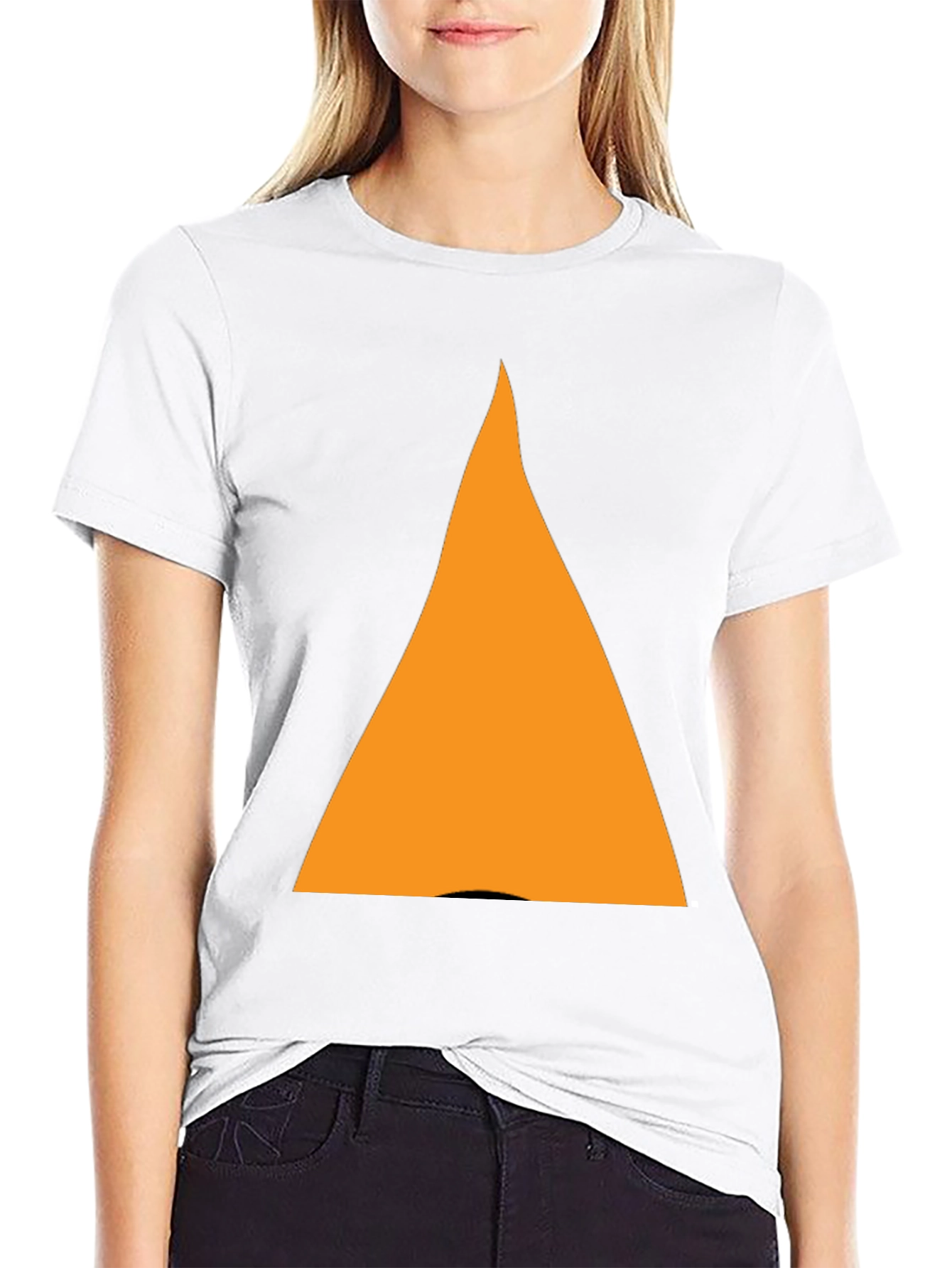 Bold Triangle Graphic Tee - Casual Style