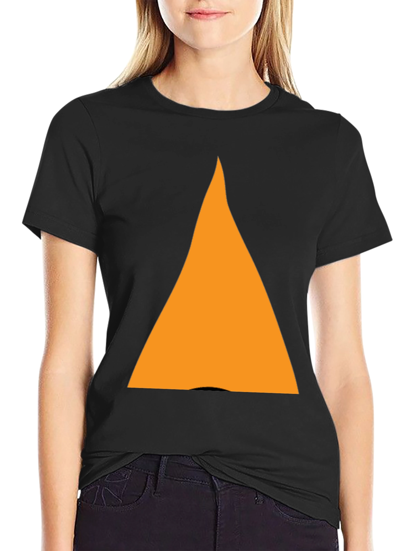 Bold Triangle Graphic Tee - Casual Style