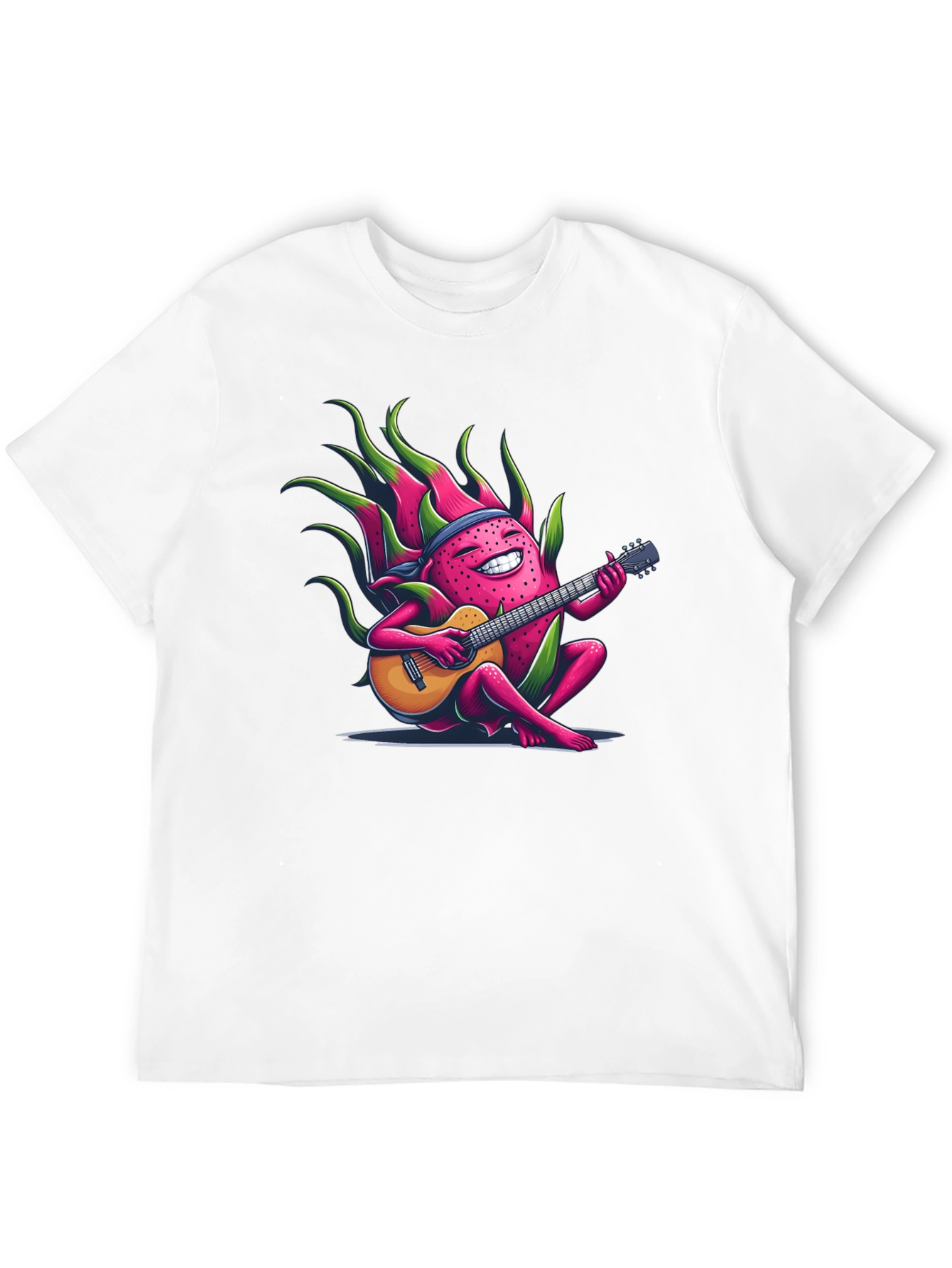 Dragon Fruit Guitarist Black T-Shirt