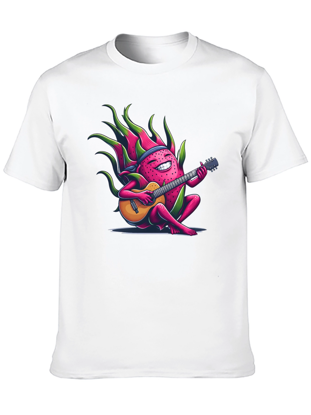 Dragon Fruit Guitarist Black T-Shirt