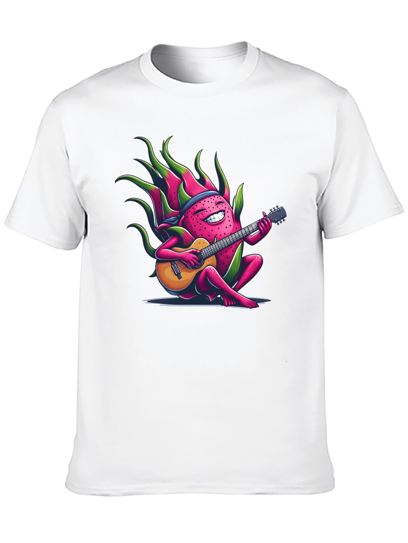 Dragon Fruit Guitarist Black T-Shirt