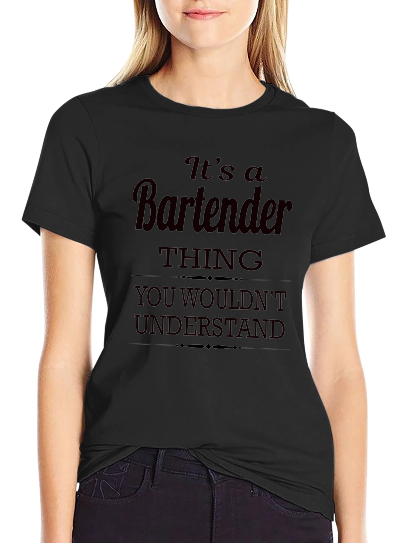 Bartender Thing T-Shirt - Soft Cotton Crew Neck