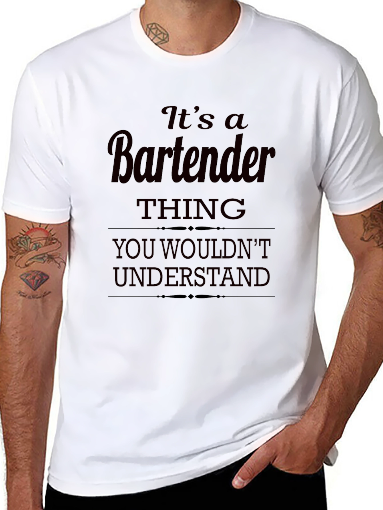 Bartender Thing T-Shirt - Soft Cotton Crew Neck
