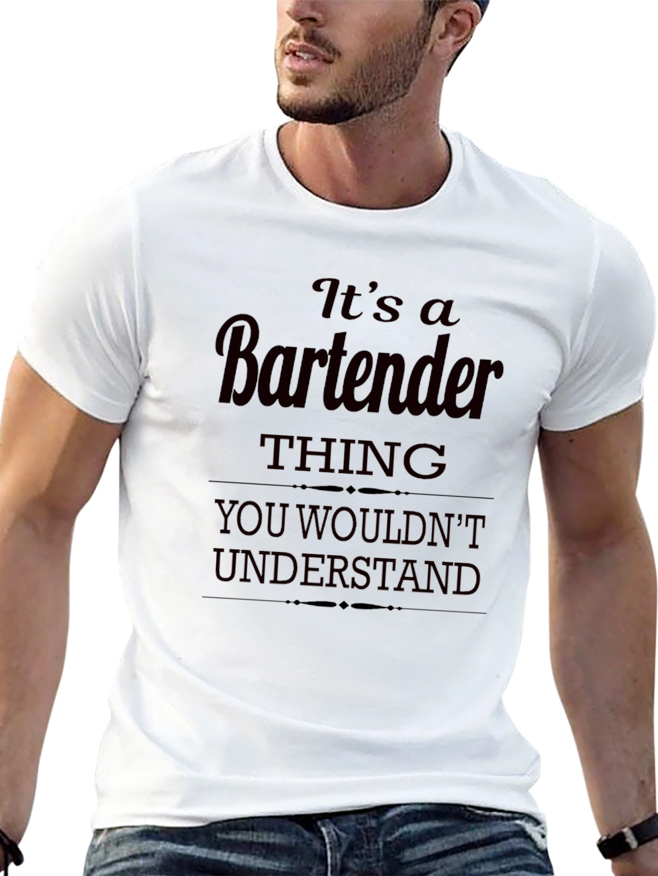 Bartender Thing T-Shirt - Soft Cotton Crew Neck