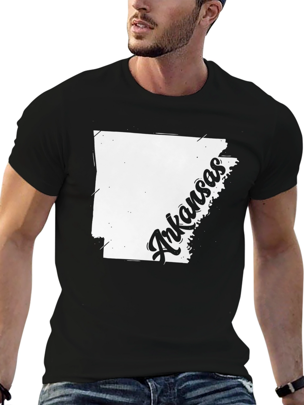 Arkansas State Map T-Shirt