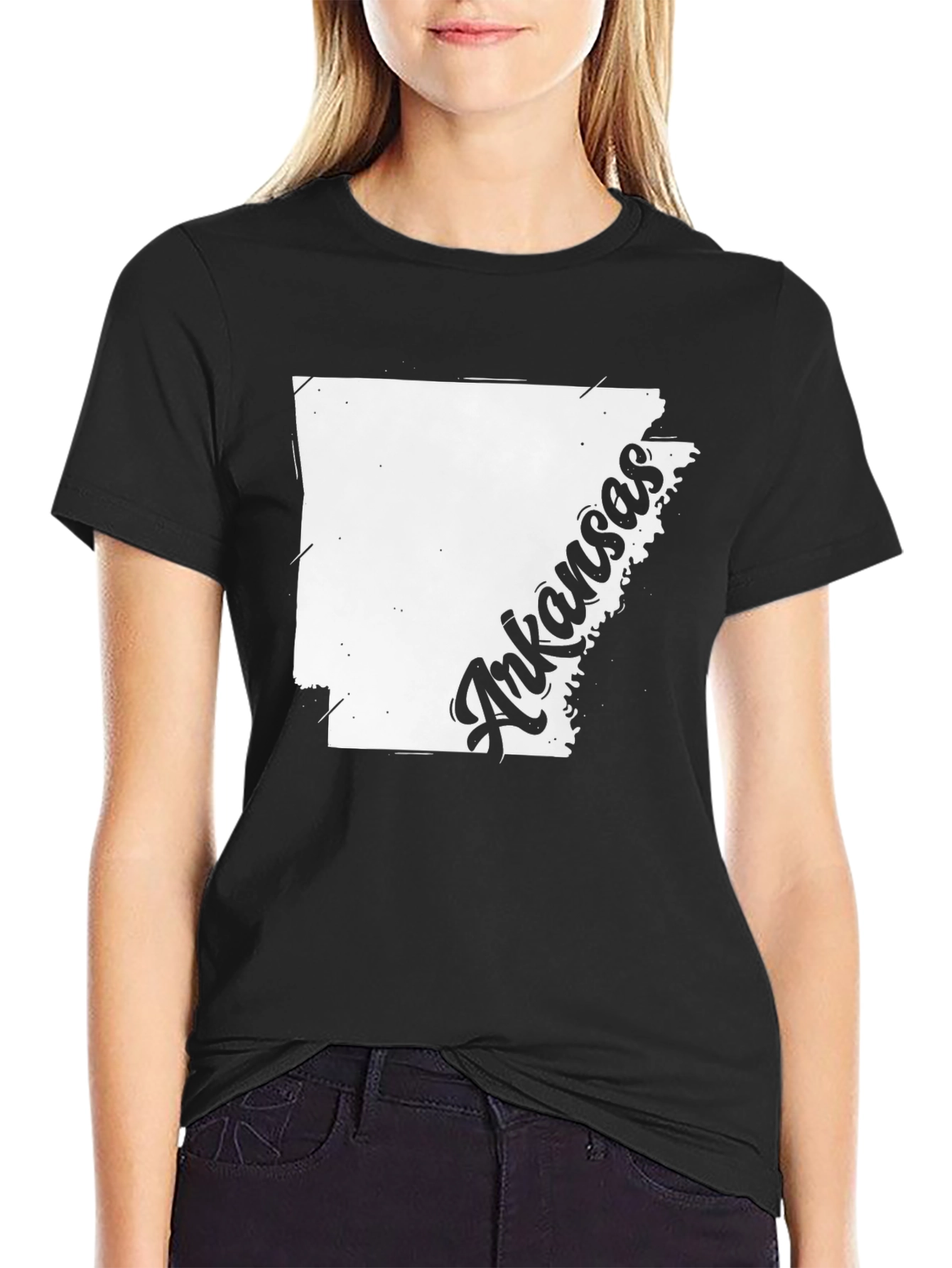 Arkansas State Map T-Shirt